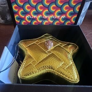 Kurt Geiger London Kensington Gold Star Charm / Mini Bag Women’s NWT